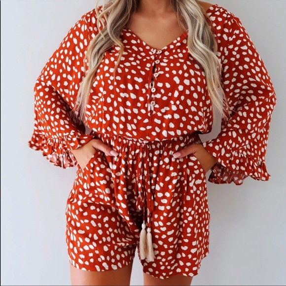 Leopard print romper - Picture 1 of 4
